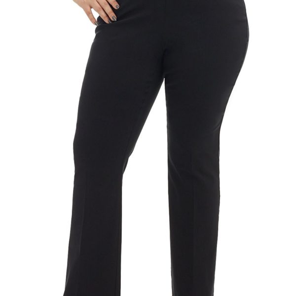 Rekucci Curvy Woman Ease In To Comfort Fit Barely Bootcut Plus Size ...