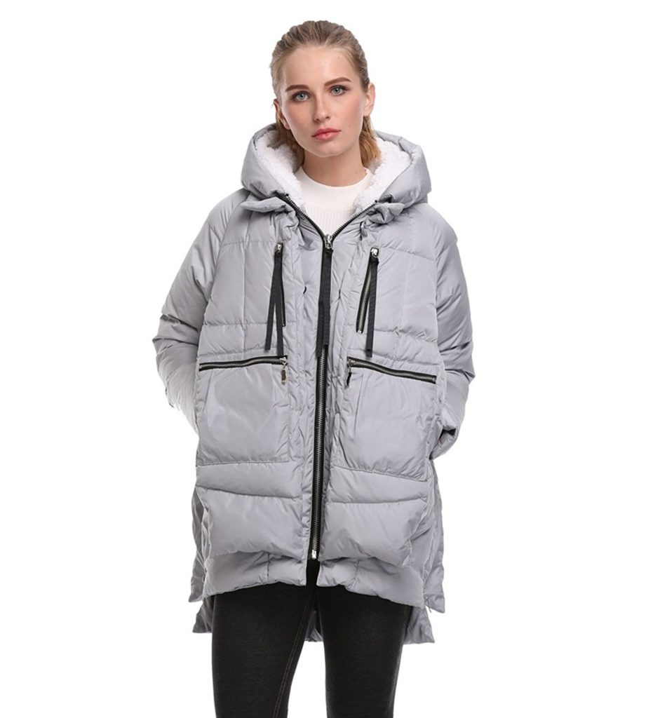 FADSHOW Women’s Winter Down Jackets Long Down Coats Warm Parka With ...