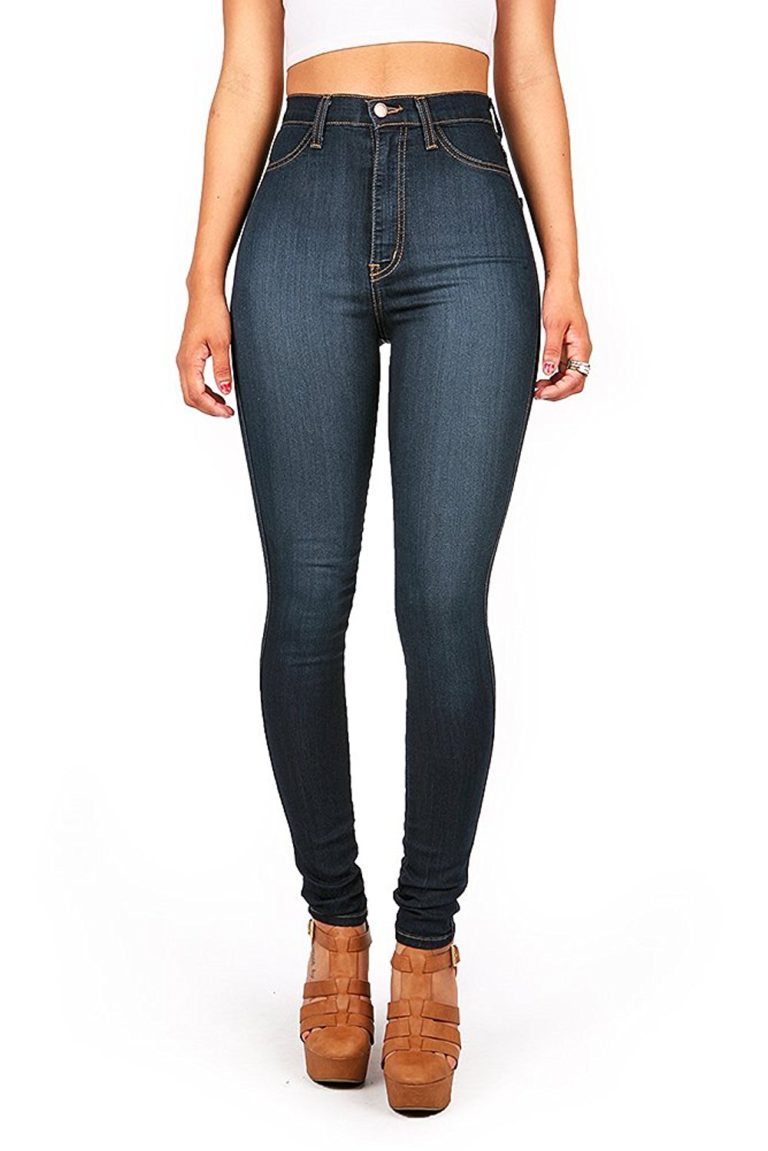 Vibrant Women’s Classic High Waist Denim Skinny Jeans Shop2online Best Woman S Fashion