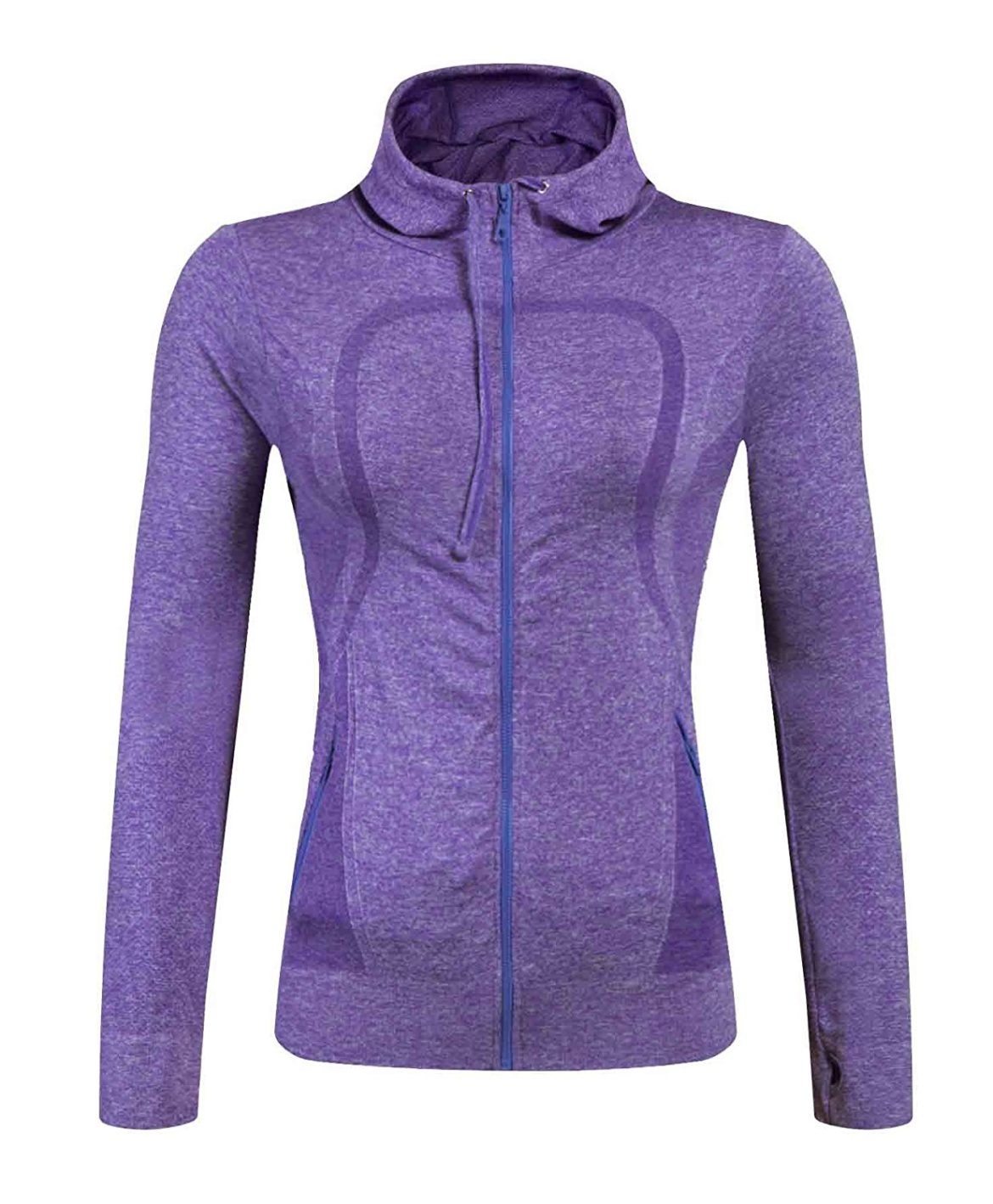 Selighting Women’s Running Sweatshirts Full Zip Hoodie Yoga Jackets ...