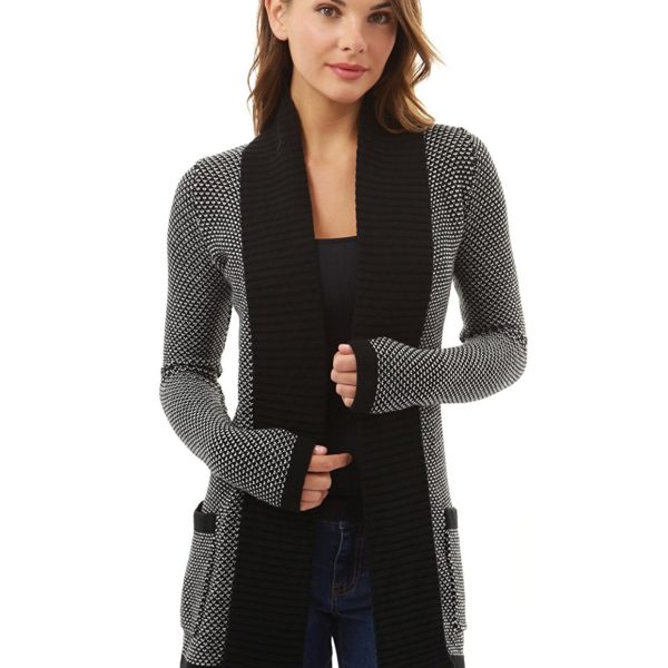 PattyBoutik Women's Open Front Marled Sweater Cardigan - Shop2online ...
