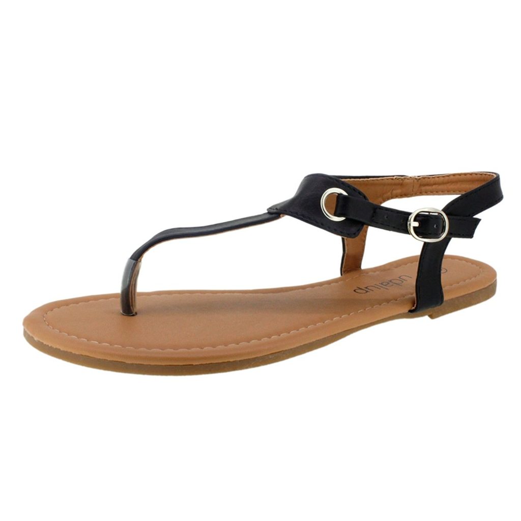 SANDALUP Women’s Claire Thong Flat Sandals With Buckle – Shop2online ...